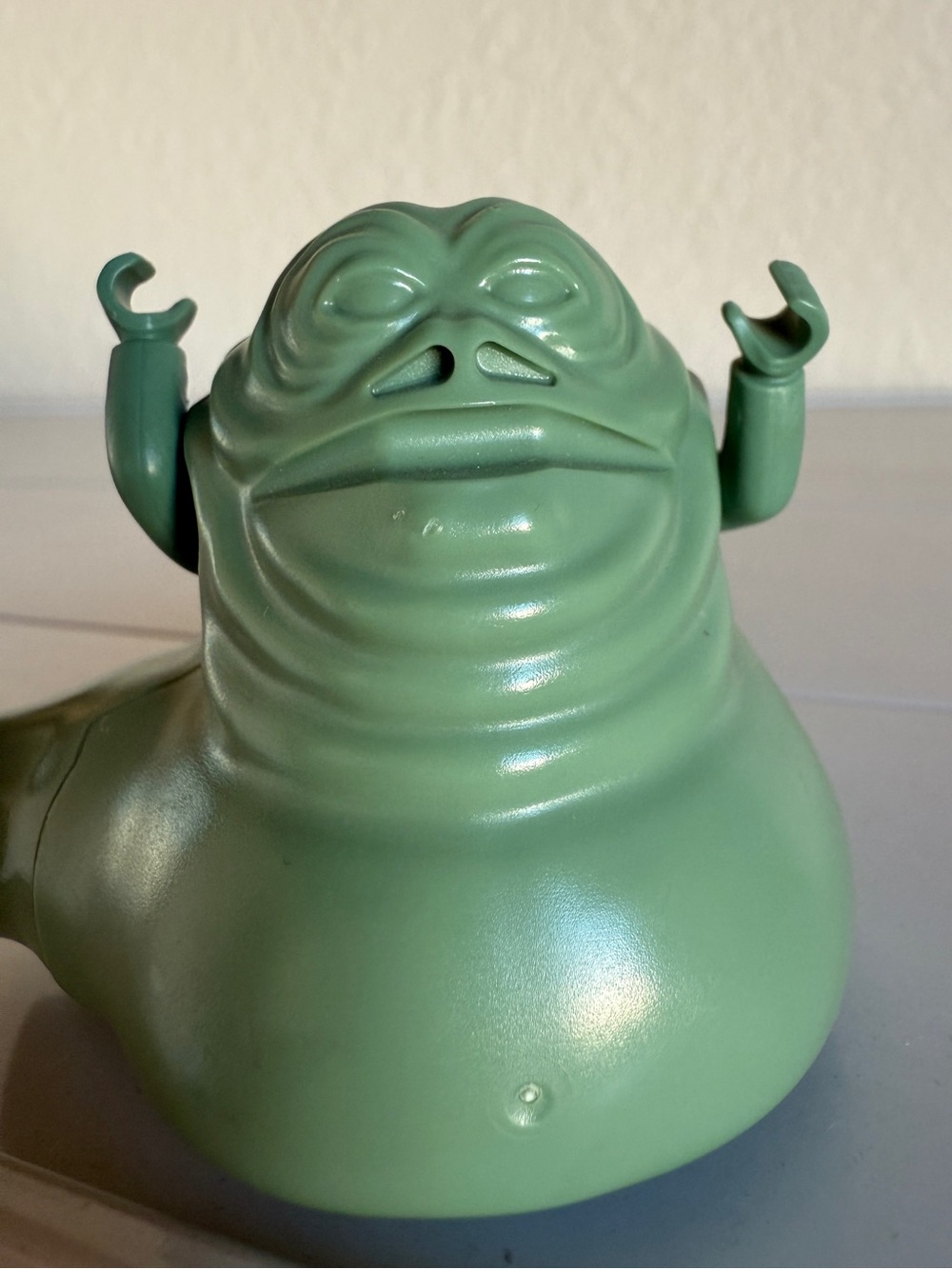 Vintage LEGO Star Wars Jabba the Hutt Body Torso Head Arms Sand Green NO TAIL